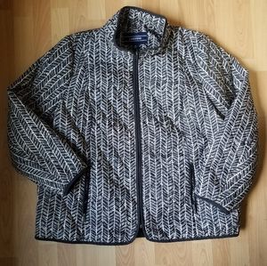 Lands End 3X Lightweight Quilted Jacket Coat